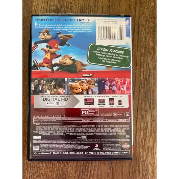 Alvin And The Chipmunks: The Road Chip DVD + Digital HD - Picture 4 of 5